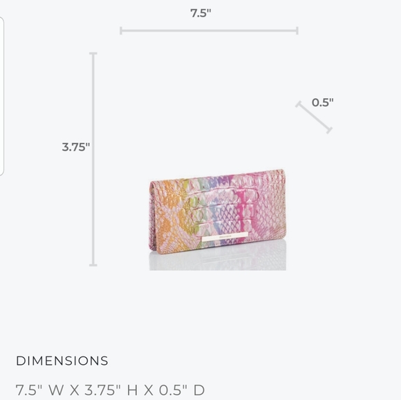 Brahmin Optimism Ombre Melbourne Ady Wallet - Picture 10 of 10